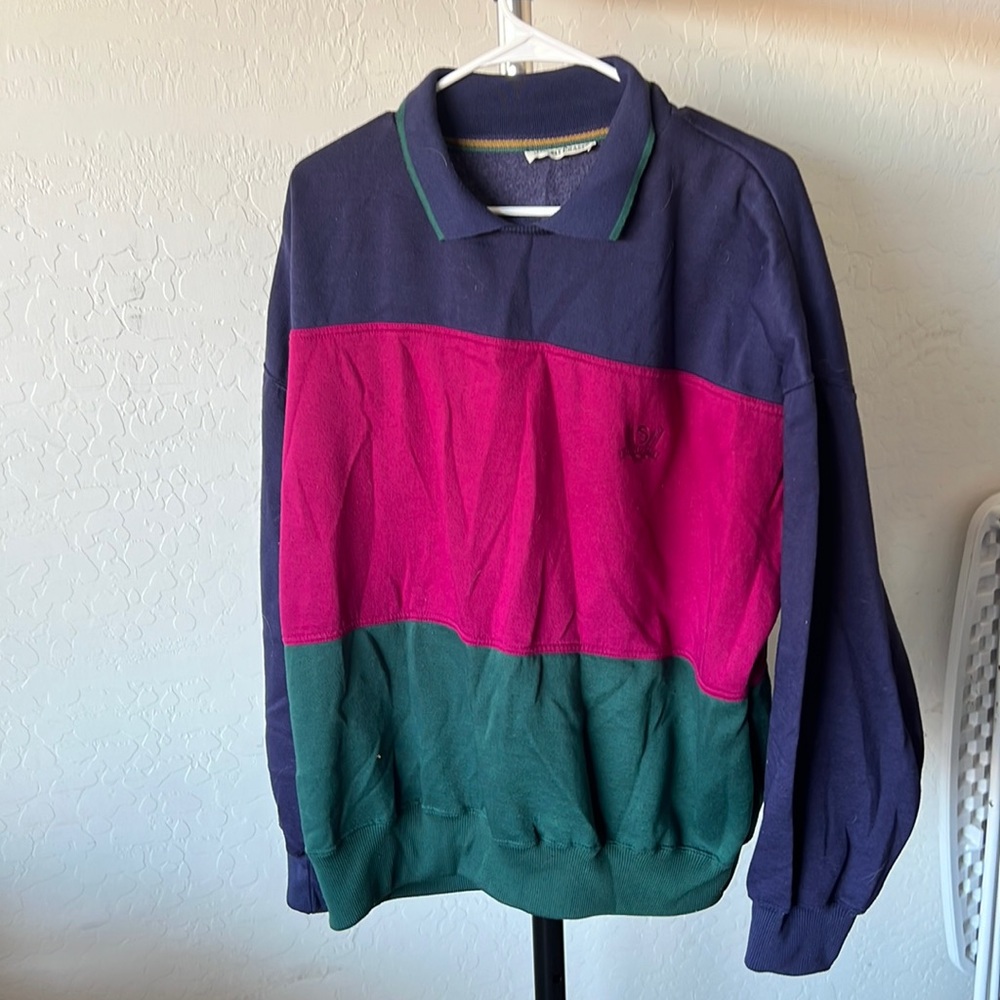 Long Sleeve Multi Color Sweater